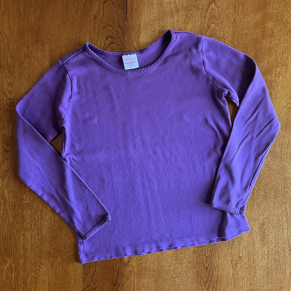 Hanna Andersson purple top 130